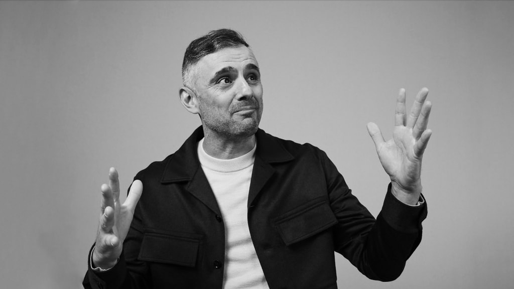 Gary Vee Vaynerchuk Black and White Picture