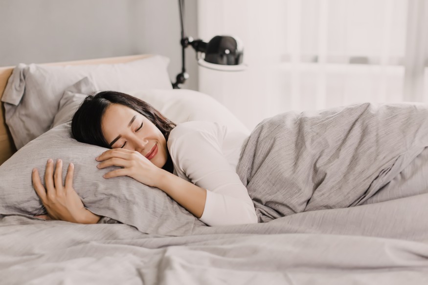 Resting Important Woman Female Rest Bed Sleeping Happy Smile