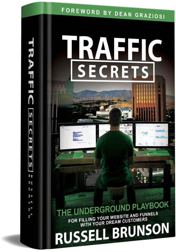 Traffic Secrets Book Russell Brunson Author Cover