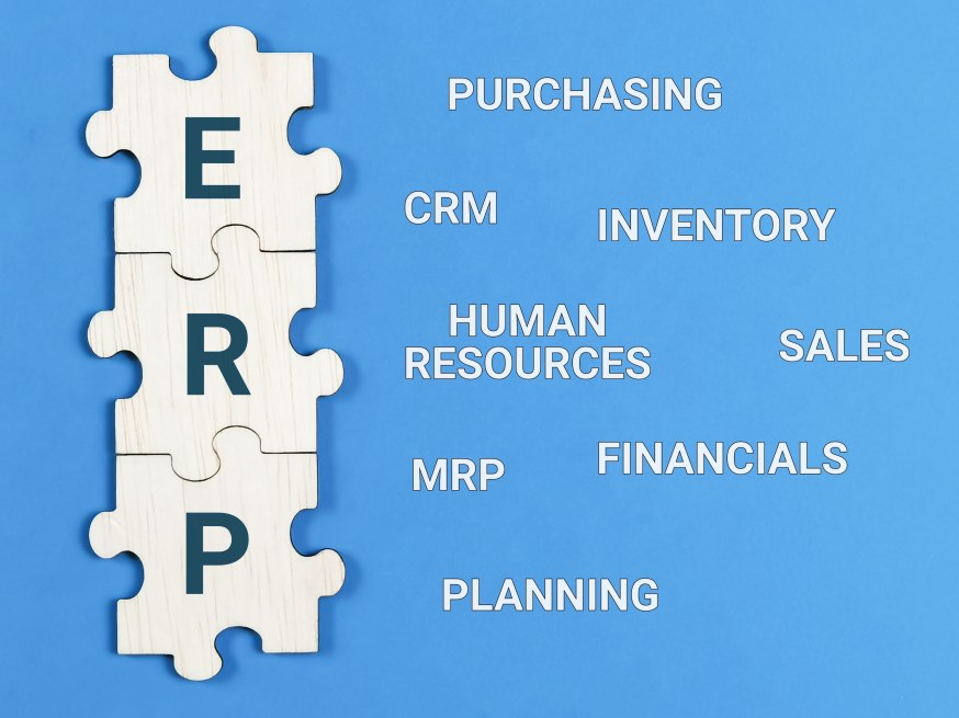 ERP Enterprise Resource Planning Purchasing CRM Inventory Human Resources Sales Planning Financials