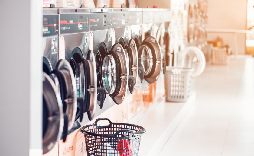 Laundromat Picture Laundry Business Washing Machines Row