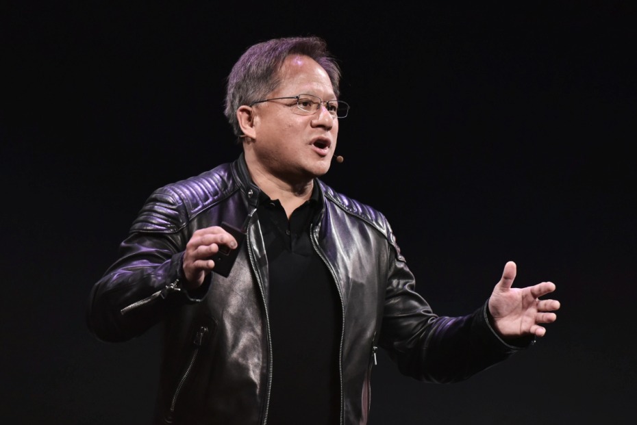 Nvidia CEO Jensen Huang Speaker Event Black Leather Jacket