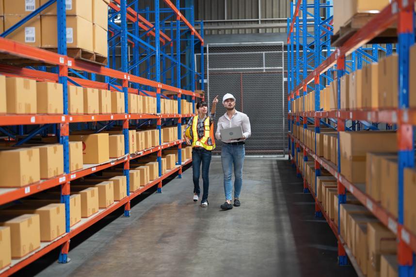 Conduct Implement Regular Warehouse Inventory Audit Supervisor Check Management Laptop Track