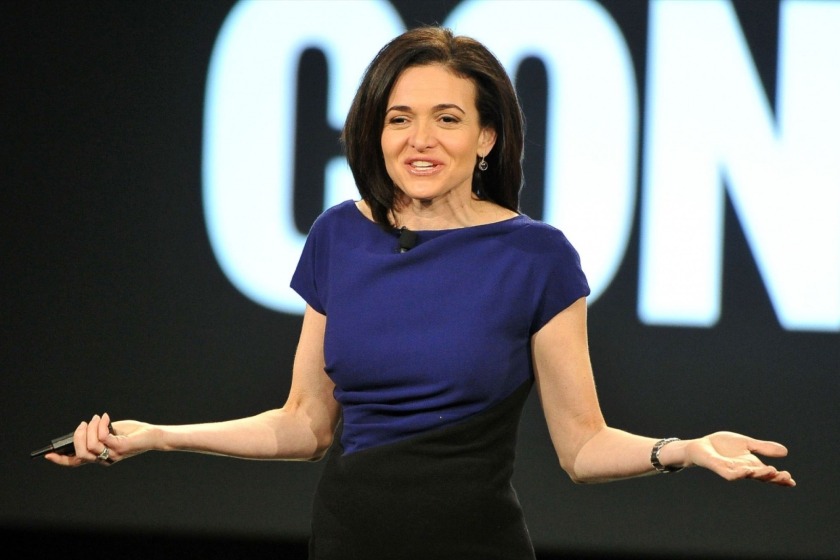 Sheryl Sandberg COO of Facebook Advocating for Women in Tech Female Businesswoman