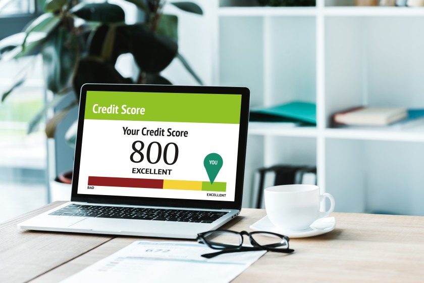 Excellent Credit Score 800 Laptop Rating Profile