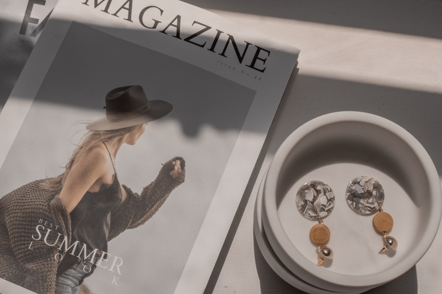 Fashion Magazine Subscription Earring Jewelry Beauty