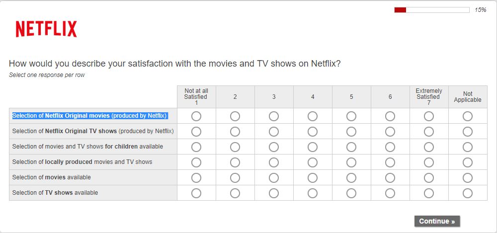 Netflix Customer Segmentation Table Example