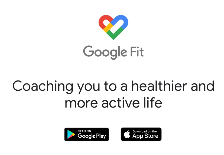 Google Fit Homepage Example