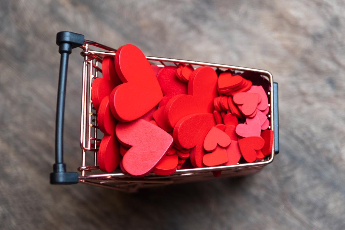 Hearts in a pushcart - The Heart of Your Marketing Strategy