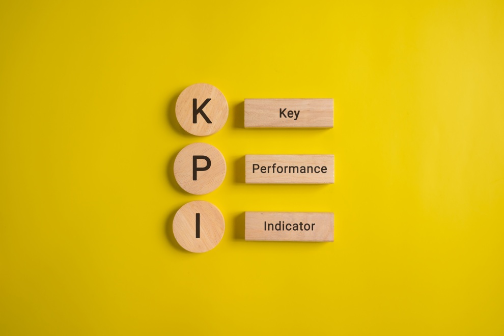 Key Performance Indicator Concept KPI KPIs Indicators Yellow