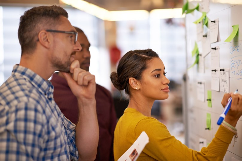 Improve User Experience UX Concept Whiteboard Team Writing