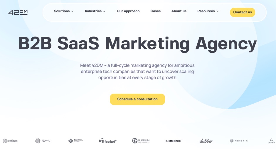 42DM Best B2B SaaS Marketing Agency