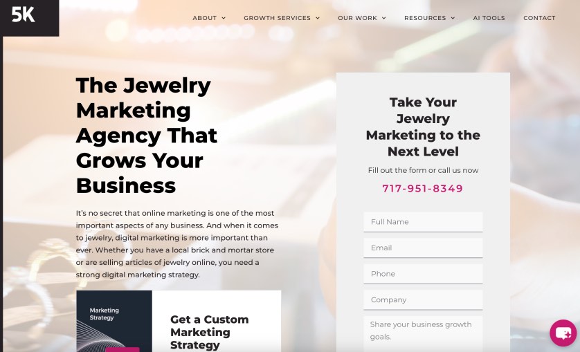 5K Media Best Jewelry Marketing Agency