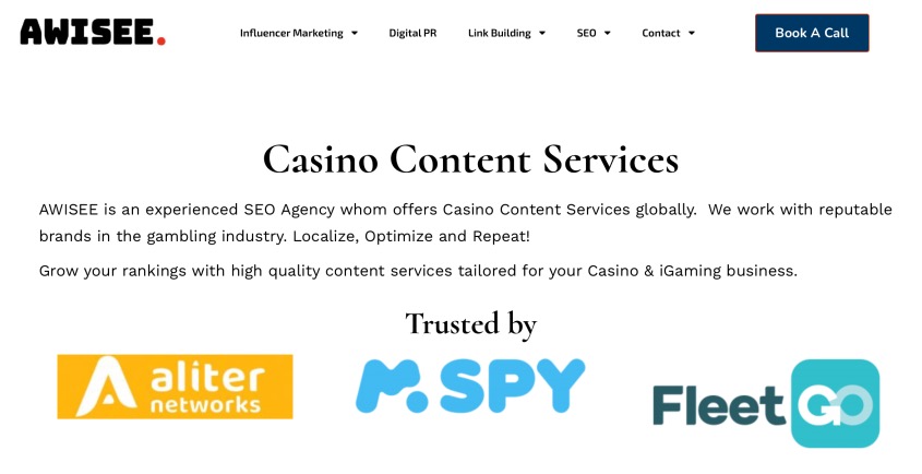 AWISEE Top Casino SEO Company