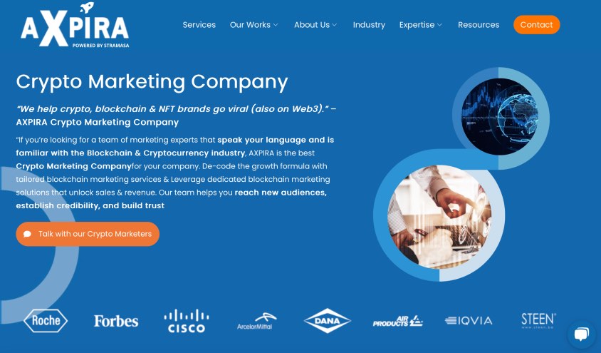 AXPIRA Crypto Digital Marketing Company