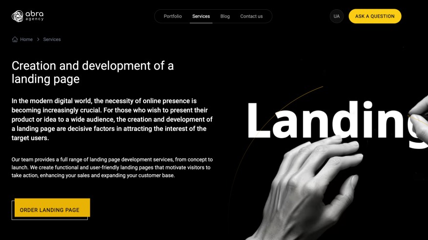 Abra Agency Leading Landing Page Company