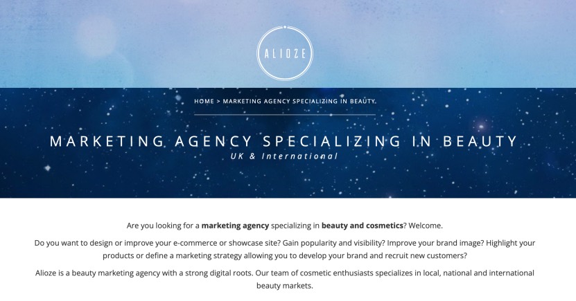 Alioze Best Beauty Branding Agency