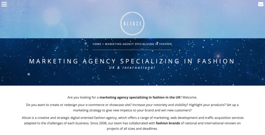 Alioze Best Fashion Marketing Agency