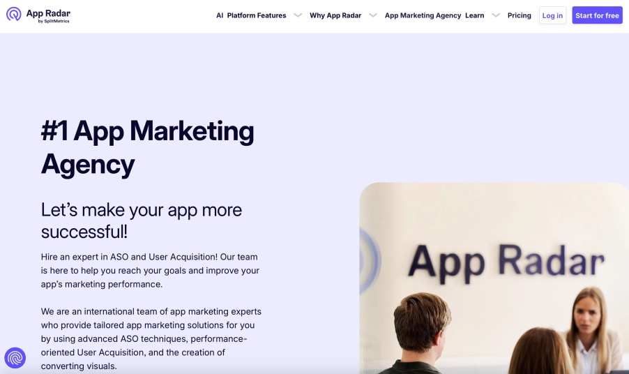 App Radar Best Mobile Marketing Firm