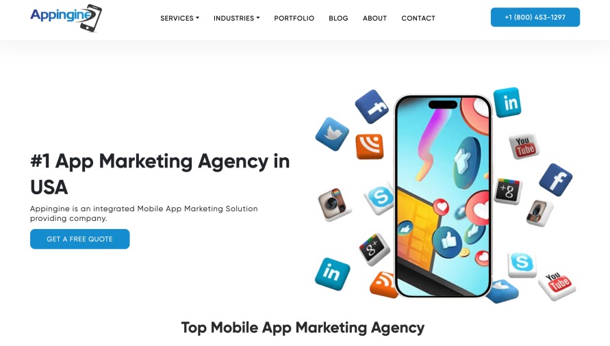 Appingine Best Mobile App Marketing Company