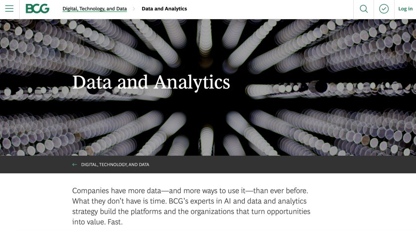 BCG Boston Consulting Group Big Data & Analytics Companies