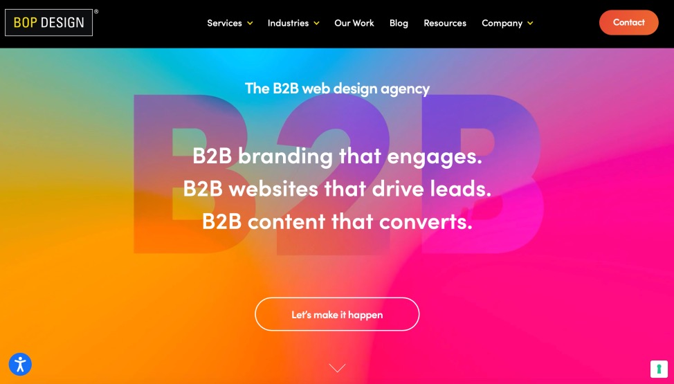 BOP Design Best B2B Web Design Agencies