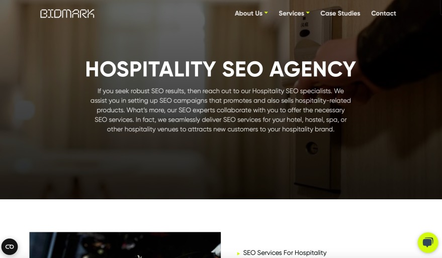 Bidmark Top Hospitality SEO Agencies