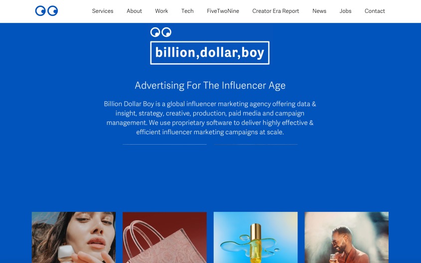 Billion Dollar Boy Global Influencer Marketing Agency