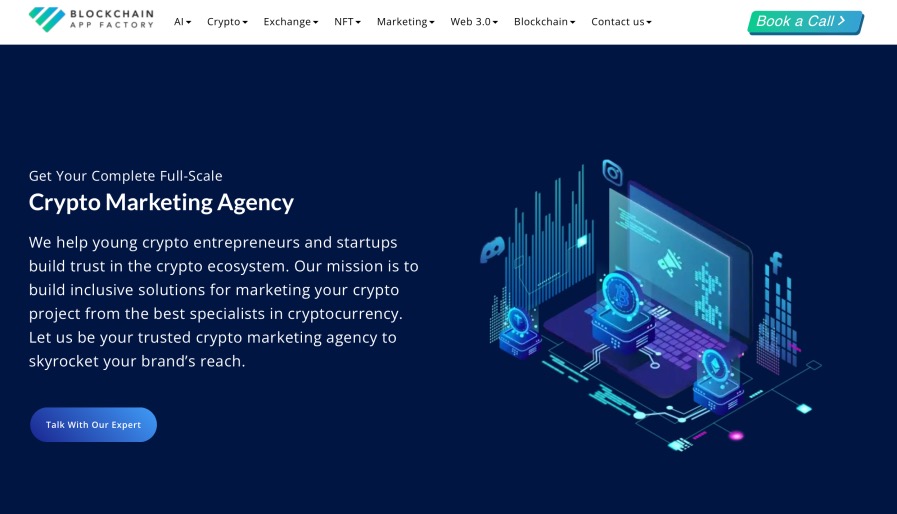 Blockchain App Factory Full-Service Web3 Crypto Marketing Companies