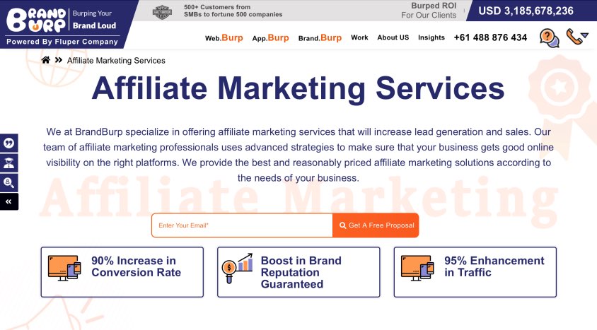 Brand Burp Affiliate Marketing Company