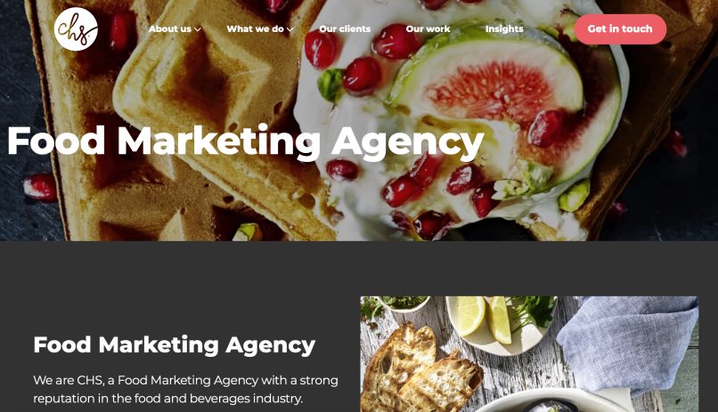 CHS Award Winning Food Marketing Agency