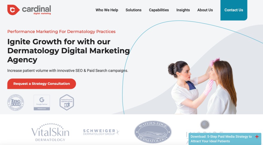 Cardinal Digital Marketing Agency for Dermatology Practices