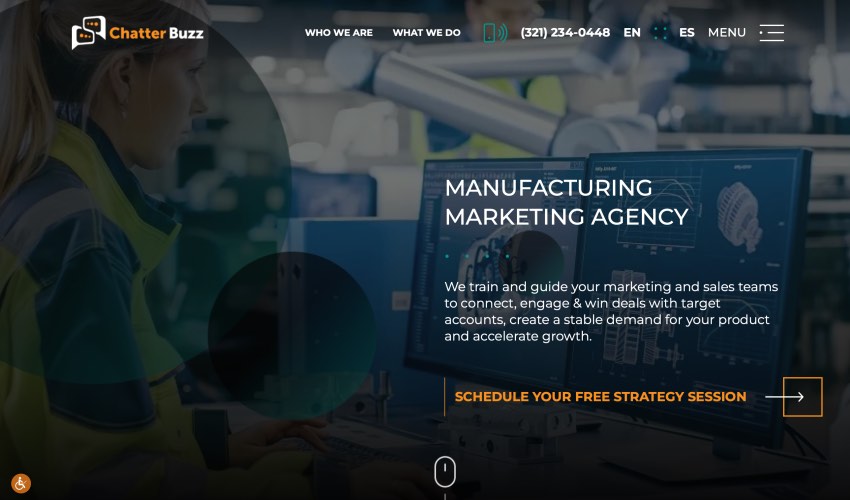 Chatter Buzz Best B2B Manufacturing Digital Agency