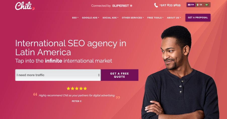 Chili Full-Service International SEO Company