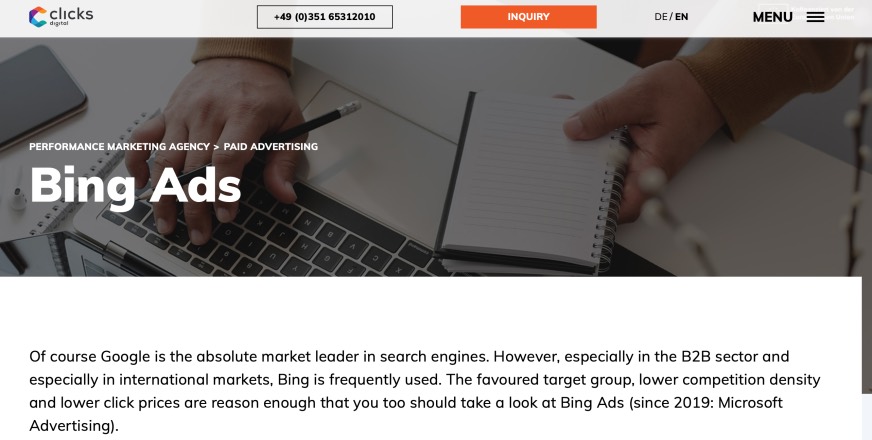 Clicks Digital Best Bing Ads Agency