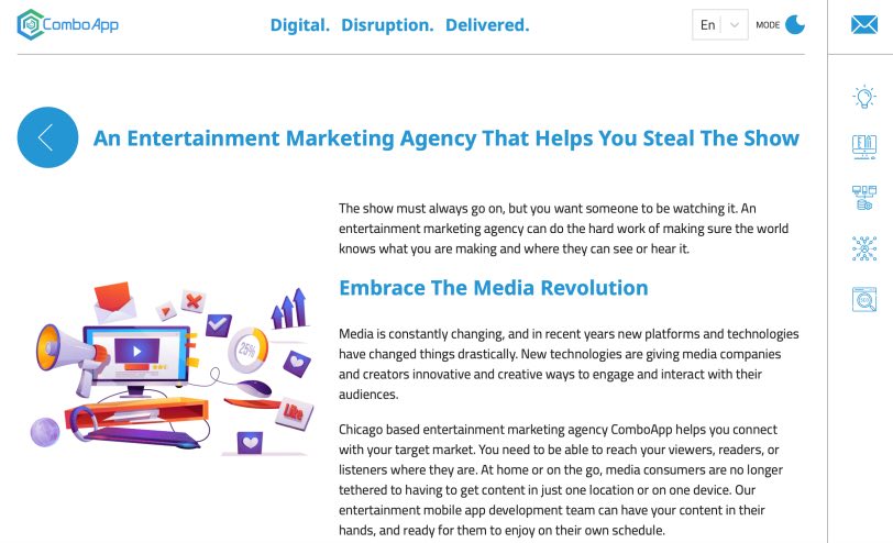 ComboApp Best Entertainment Digital Marketing Agency