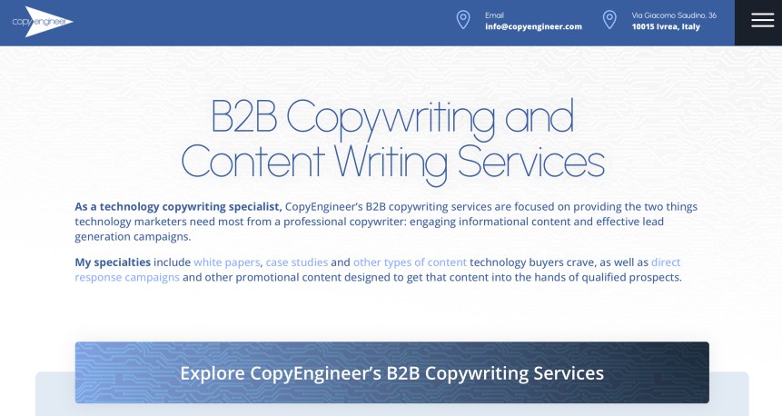 CopyEngineer Top Copywriting Agency