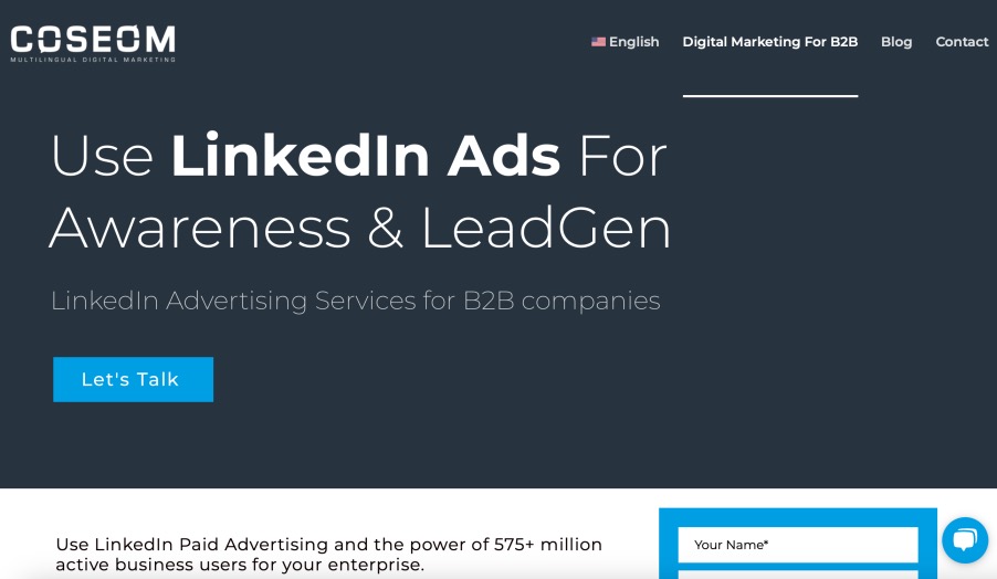 Coseom Best B2B LinkedIn Marketing Agencies