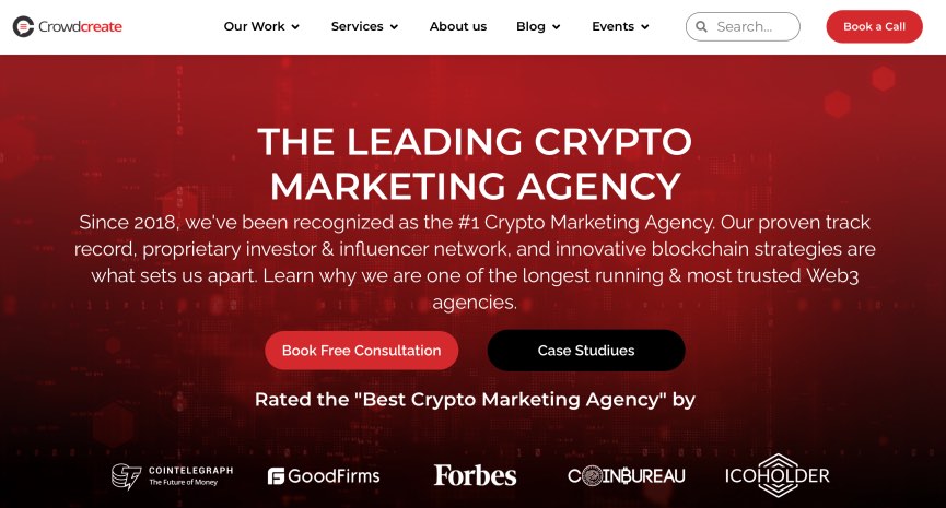 CrowdCreate Best Crypto Digital Marketing Agency