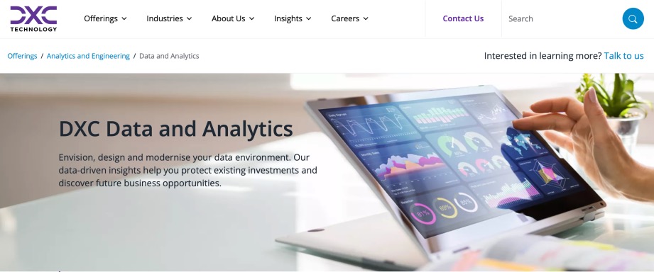 DXC Technology Data Analytics Firm