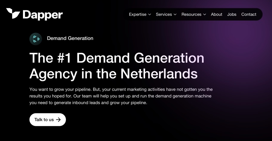 Dapper Agency Top B2B Demand Generation Agencies