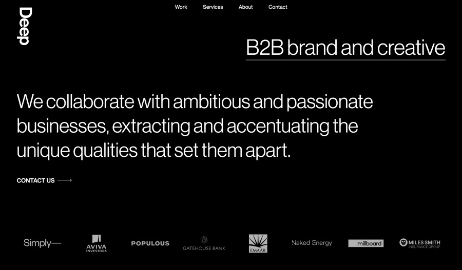 Deep Best B2B Creative Companies