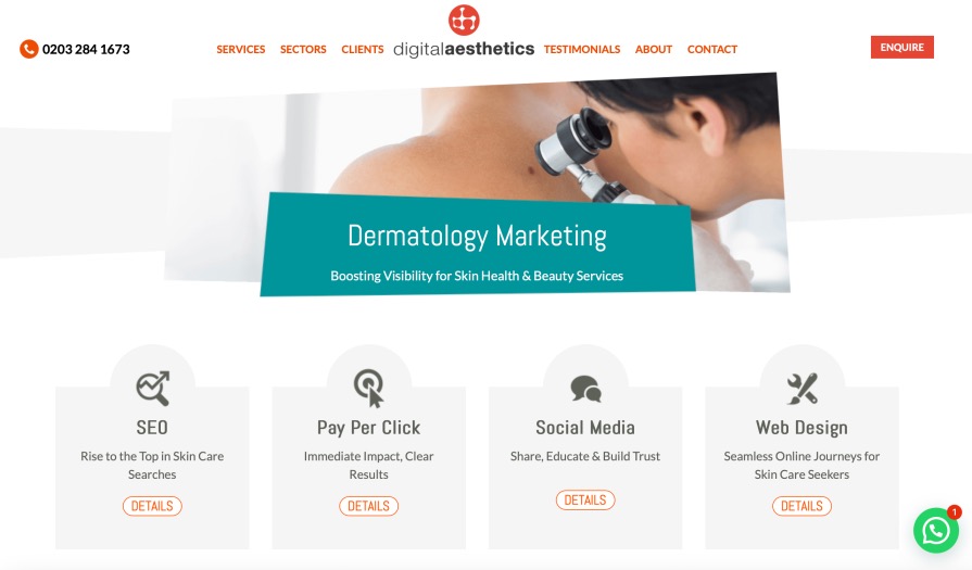 Digital Aesthetics Dermatology Marketing Services