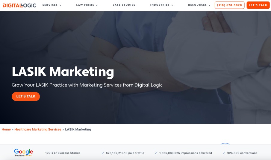 Digital Logic Full-Service LASIK Marketing Company