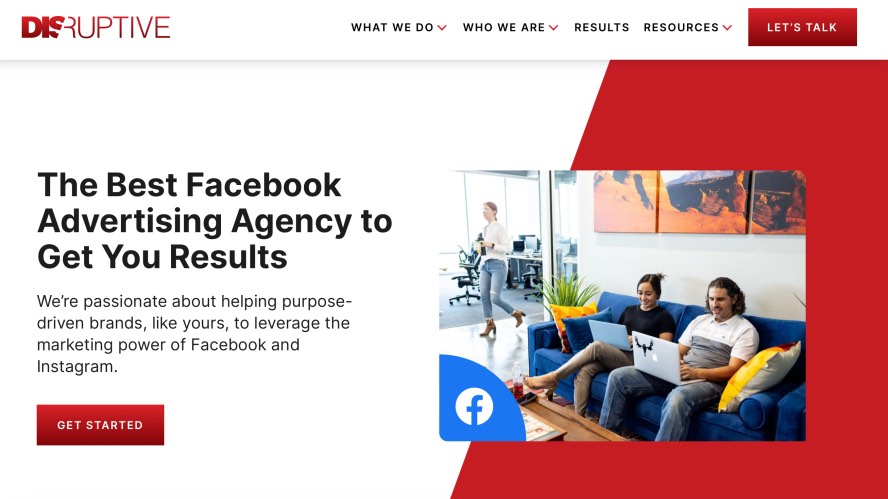 Disruptive Advertising Best Facebook Advertising Agency