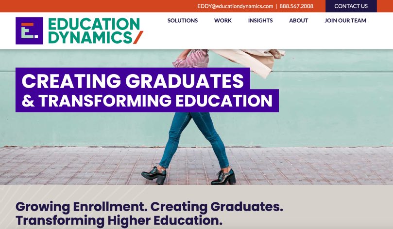 EducationDynamics Top Higher Education Marketing Company