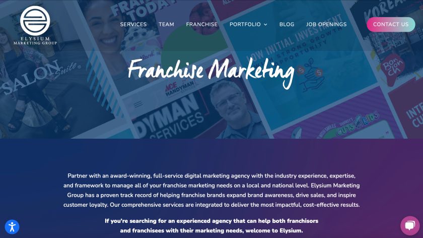 Elysium Marketing Group Franchise Development Services