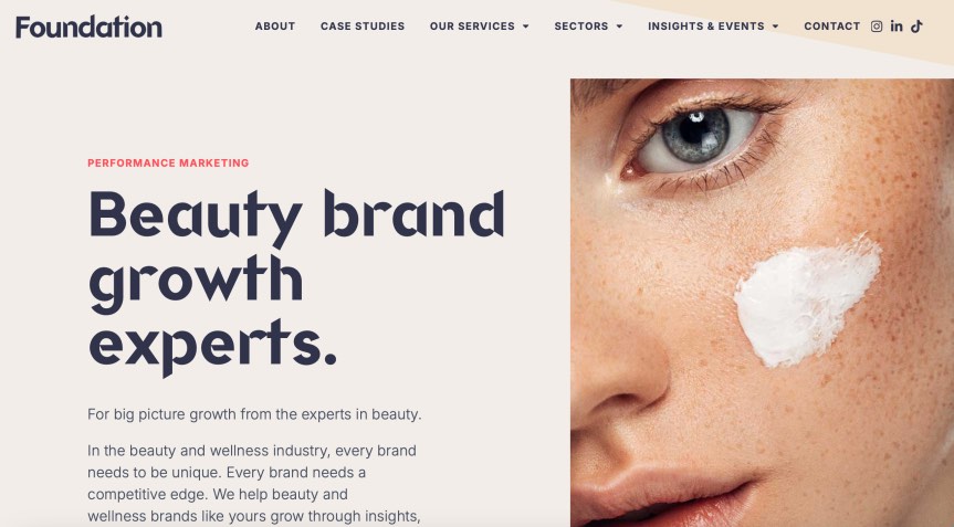 Foundation Agency Cosmetics Skincare Beauty Branding Agencies