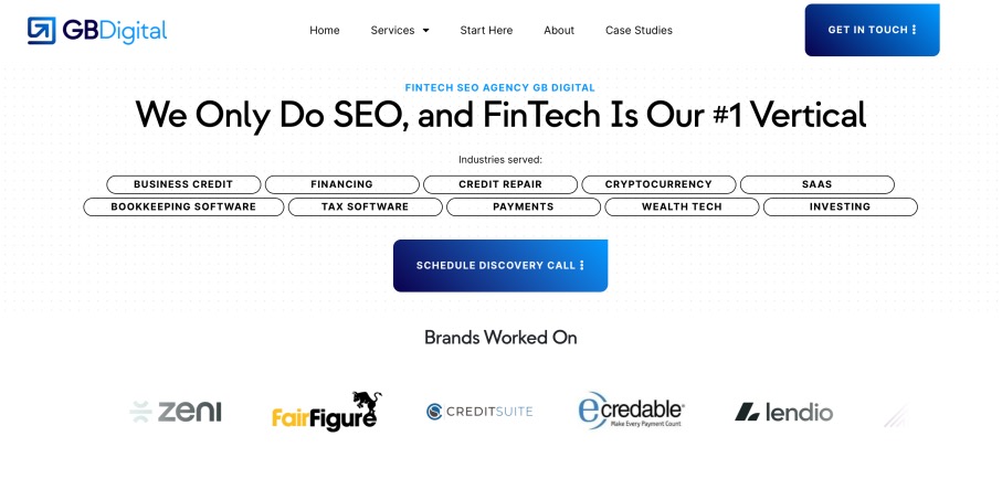 Garit Boothe Digital FinTech SEO Agencies