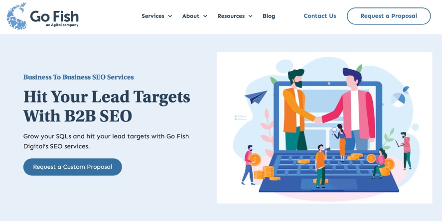 Go Fish Digital Best B2B SEO Agency